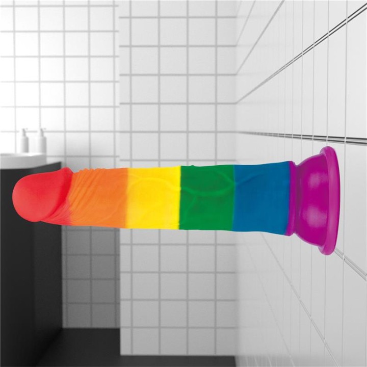 Dildo Prider 7 Silicona Líquida LGBT